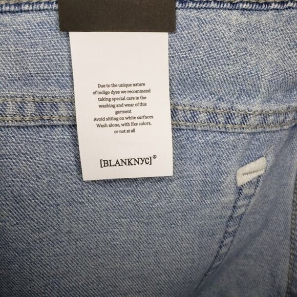 NWT BLANKNYC  The Fulton Light Wash Denim Shorts 30 - Picture 13 of 15